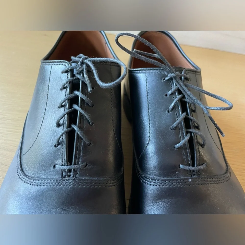 ALLEN EDMONDS Park Avenue Cap-toe Oxford Dress Shoe Size 10D
